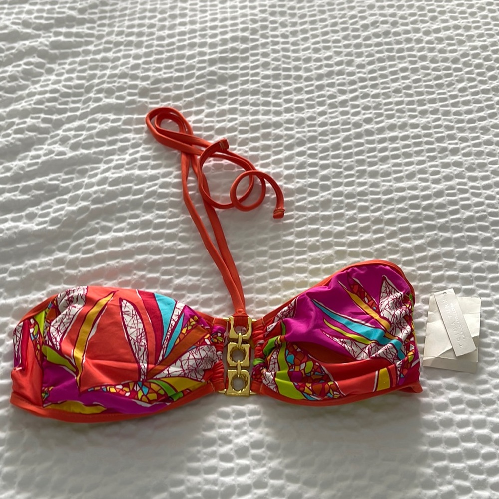 Trina Turk bikini top size 10 (B cup ) new with tags